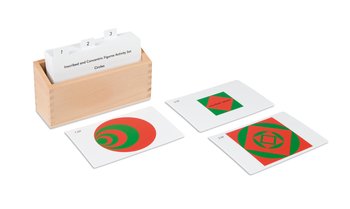 Aktivitetslåda för inskrivna och koncentriska figurer