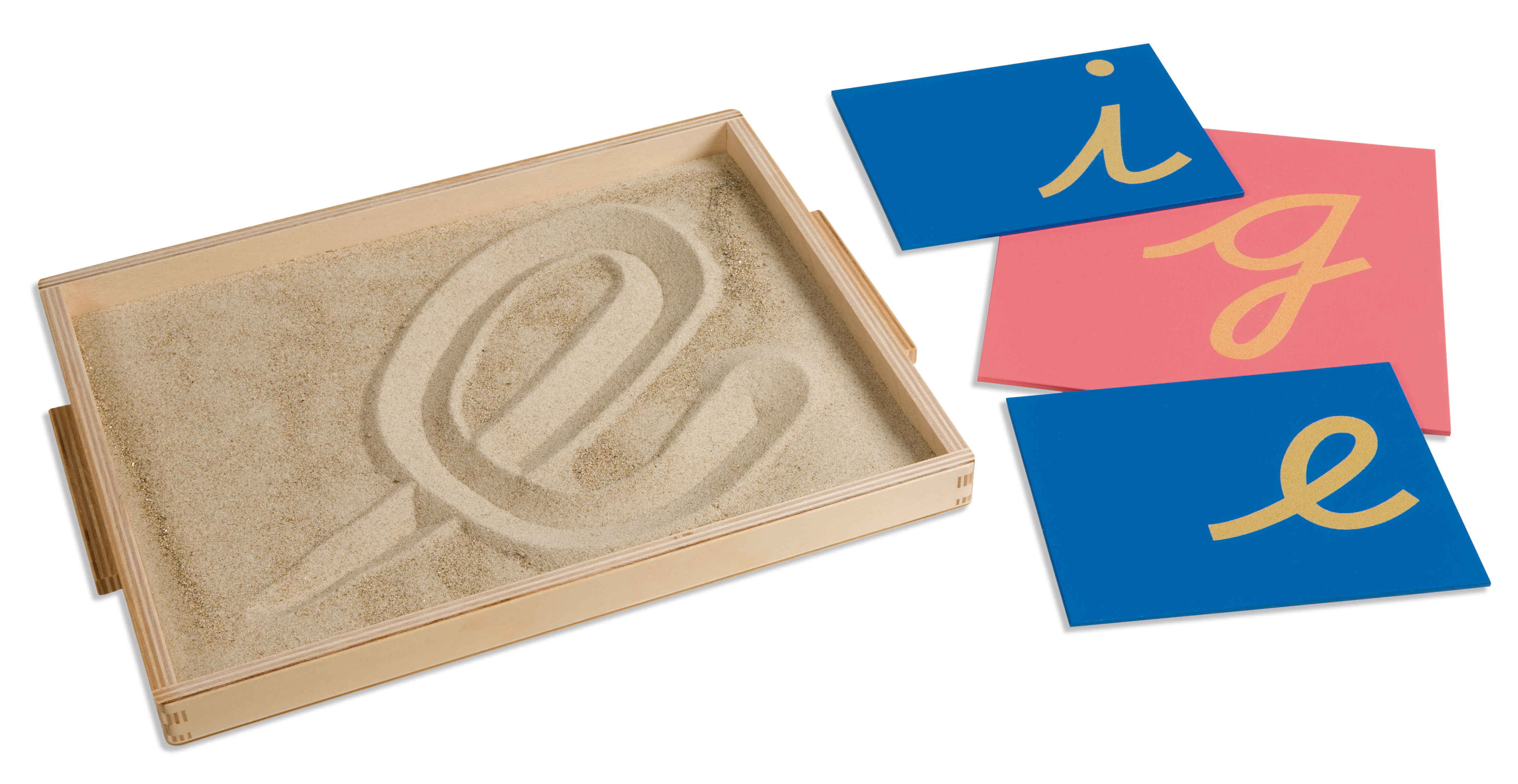 Övningslåda med fin sand