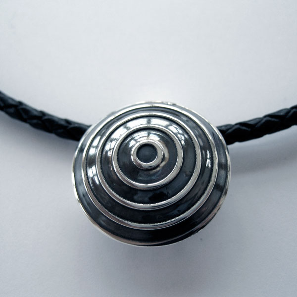Virvel - sterling silver pendant - 4