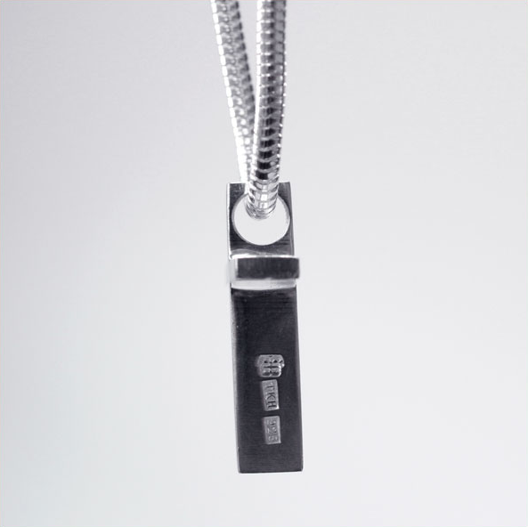 Kompass - slender sterling silver cross - 3