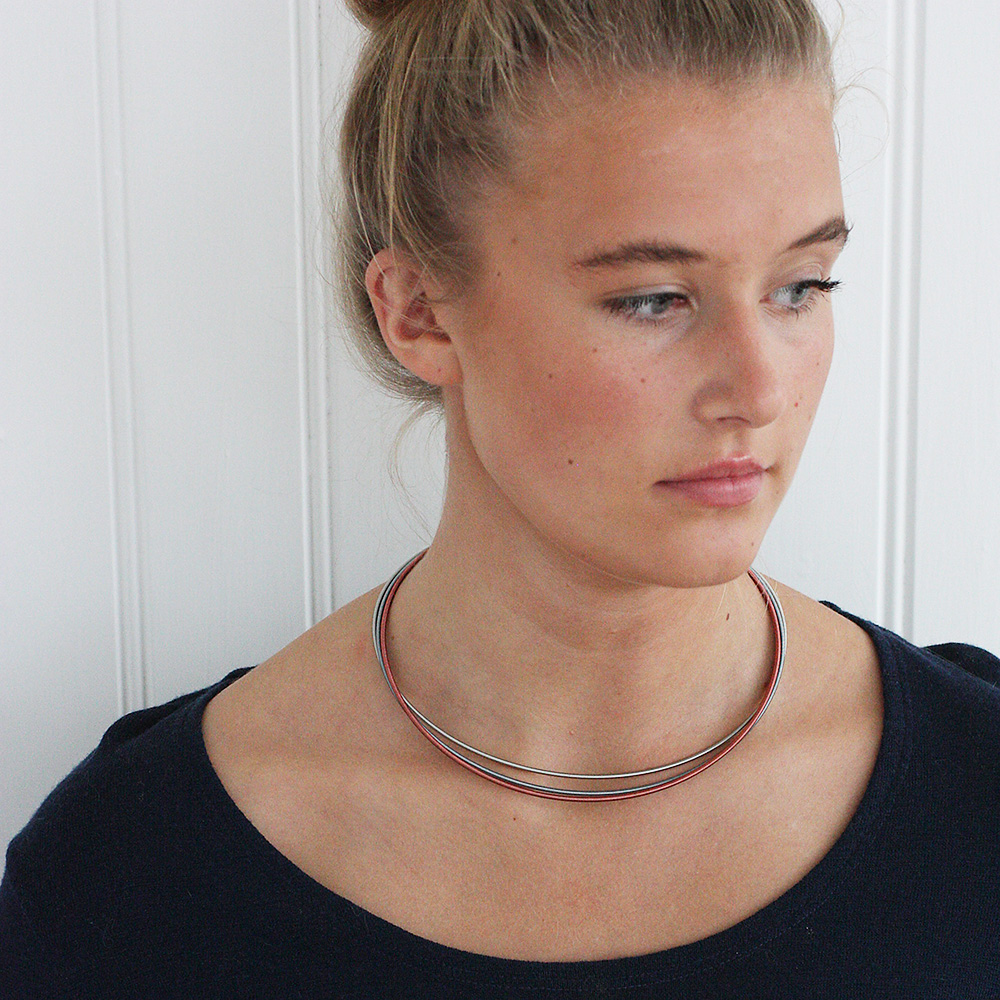 Kedjor - Spiralfjäder - halsband i nylon - 3