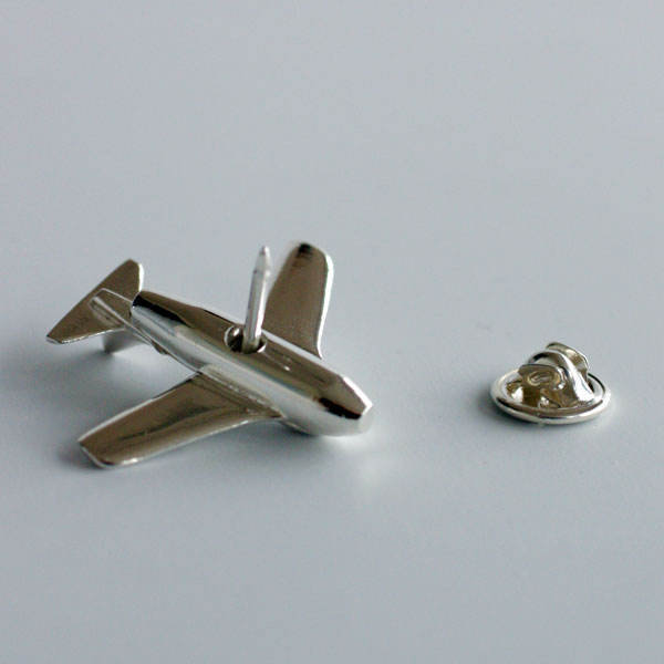 Tunnan - brosch i silver - 3