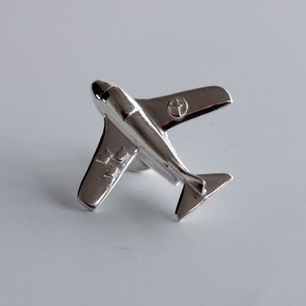 Tunnan - brosch i silver - 4