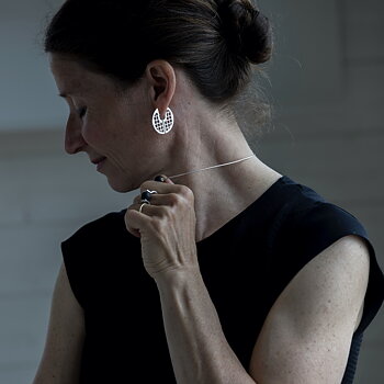 Latitud - sterling silver earrings