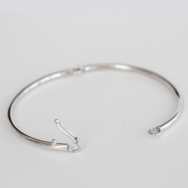 Vattring - 3mm led sterling silver bracelet - 4