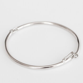 Vattring - 3mm led sterling silver bracelet