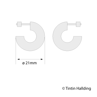 Cirkel - sterling silver earrings - 5