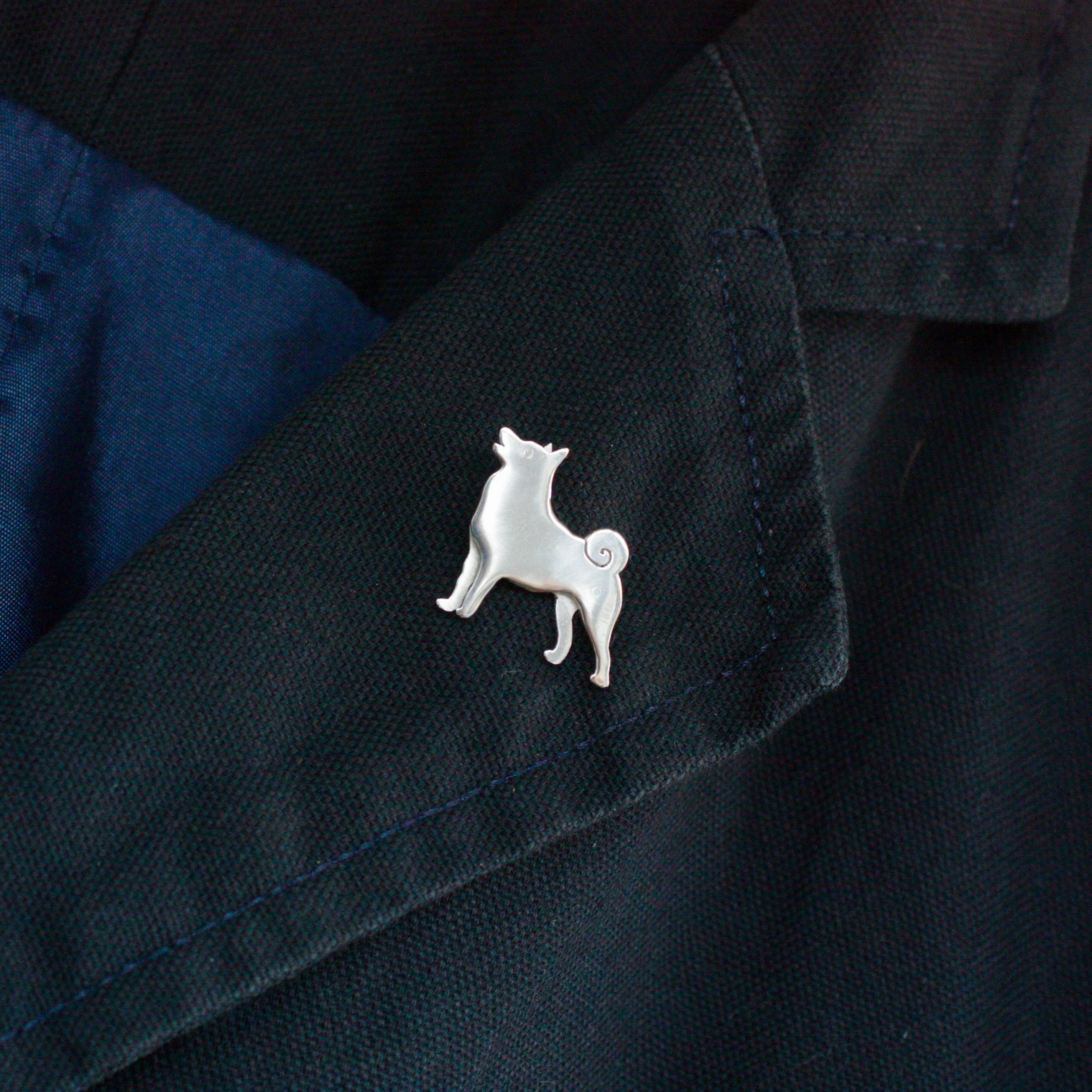 Vänner - brosch i silver - 4