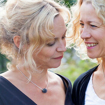 Kuling - halsband i silver