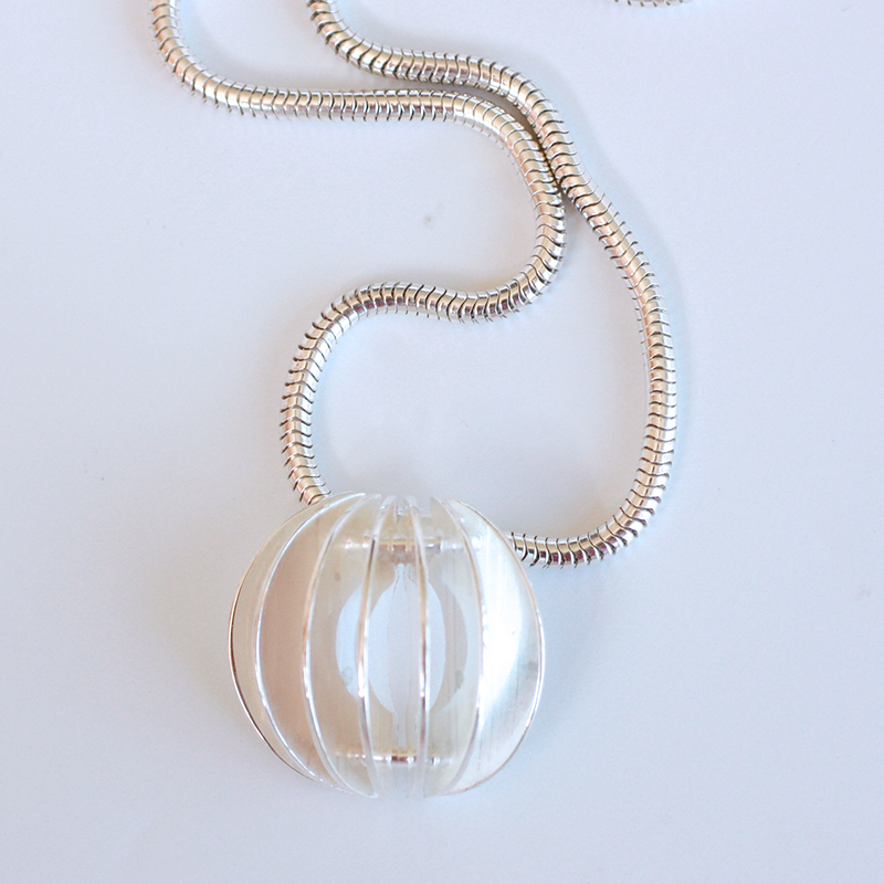 Citrus - small sterling silver pendant
