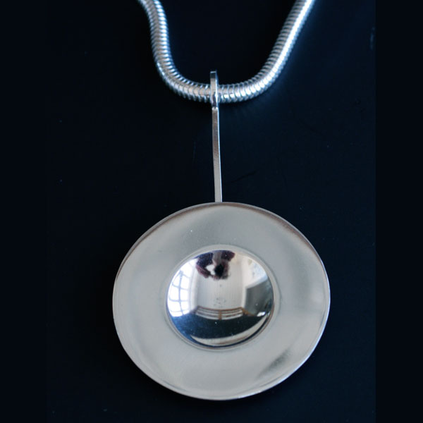 Vattenspegel - sterling silver pendant - 3