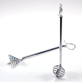 Sjömärke - sterling silver earring
