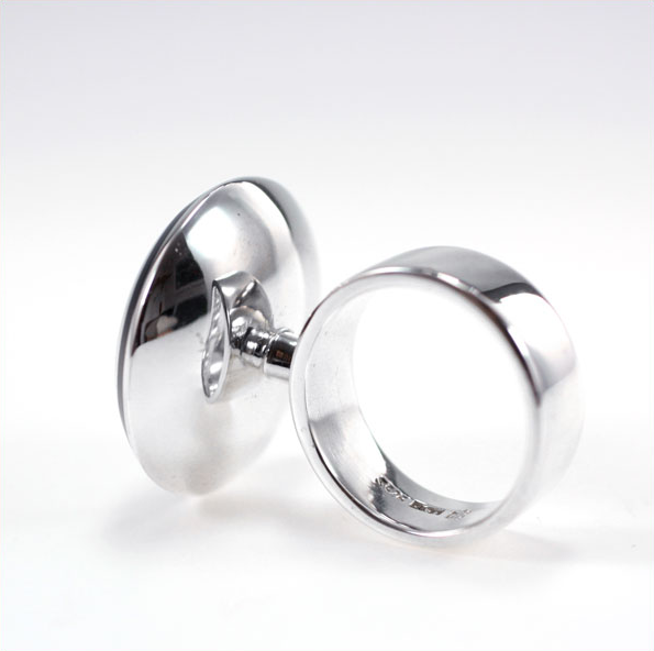 Virvel - sterling silver ring with enamel - 3