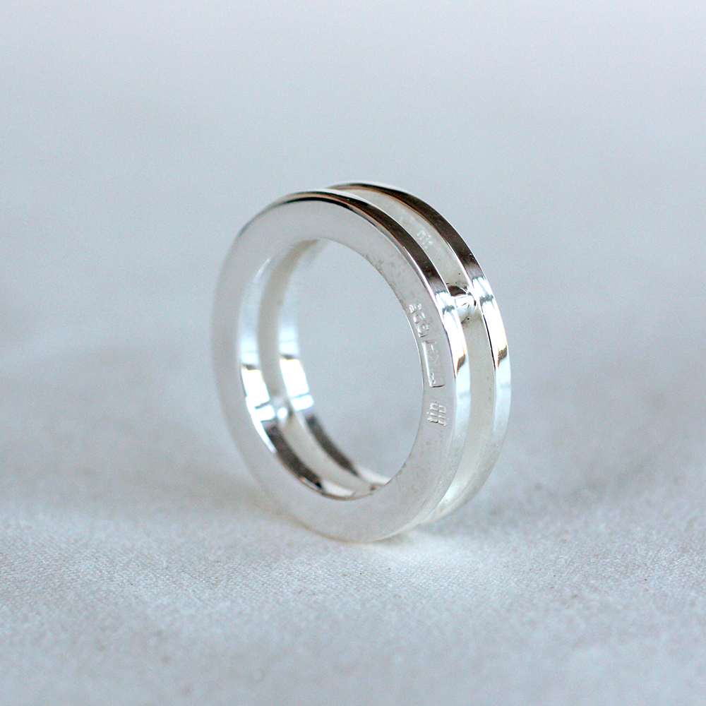 Scandinavian hot sale silver rings