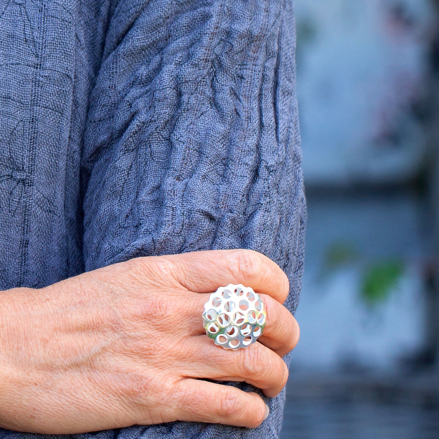 Frö - ring i silver - 2