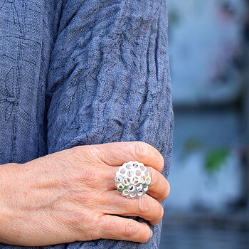 Frö - ring i silver