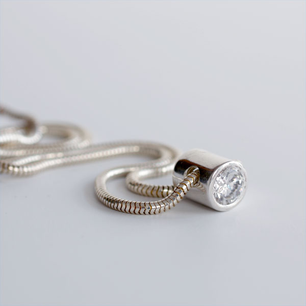 Nit - halsband i silver - 3