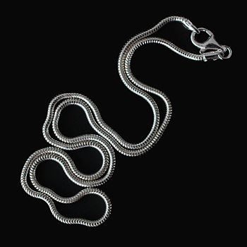 Chains - Sterling silver snake chain 