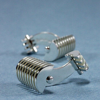 Cylinder - terling silver cufflinks