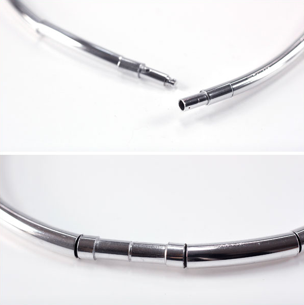 Vattring basic - halsband i silver - 6