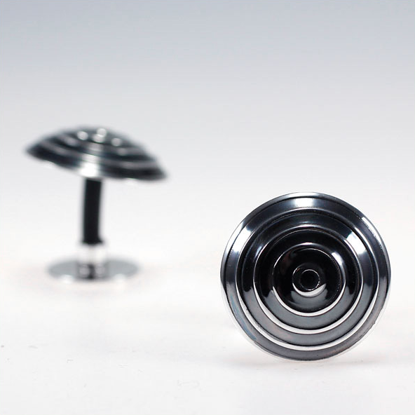  Virvel - manschettknappar i silver