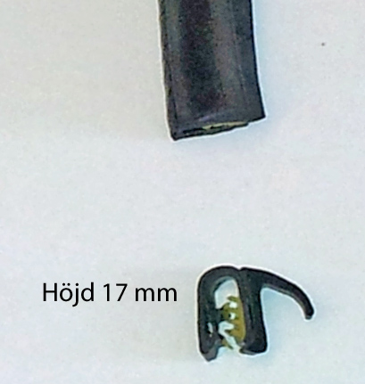 Clipslist med sidotätning