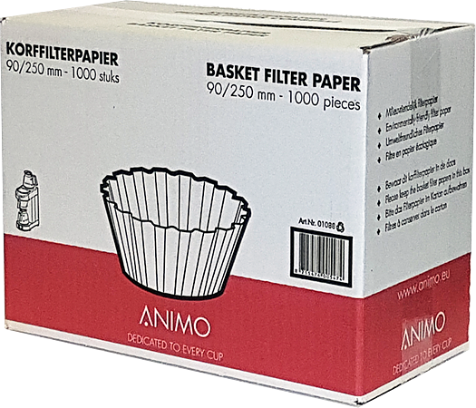 Kaffefilter 90/250 mm (1000 st)