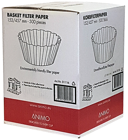 Korgfilter för 10-liters ComBi-line urnbryggare (500 st.)