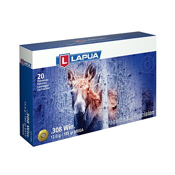 Lapua .308 Win MEGA 12g E415 185gr