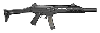 CZ SCORPION EVO3 S1 CARBIN 9 MM, FAUX