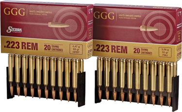 GGG .223 SierraMatchKing HPBT 77gr
