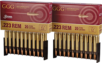 GGG .223 SierraMatchKing HPBT 77gr