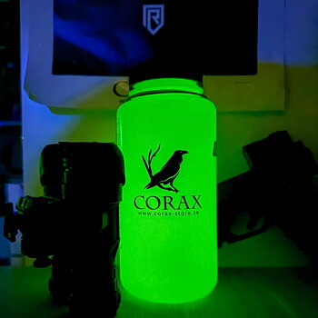 Corax X Nalgene glow in the dark green 1 Liter