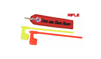 Double alpha academy Chamber Flag, 2-pack with DAA keychain Rifle