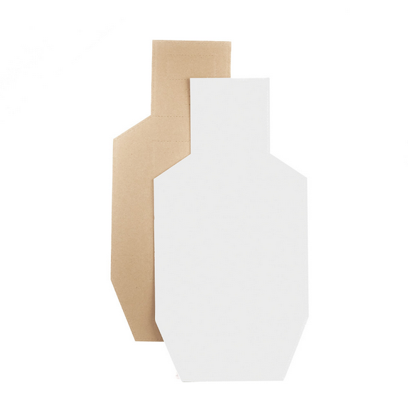 Eemann Tech Cardboard Redacted D Zone Metric Target – 100 pcs./Pack - 2
