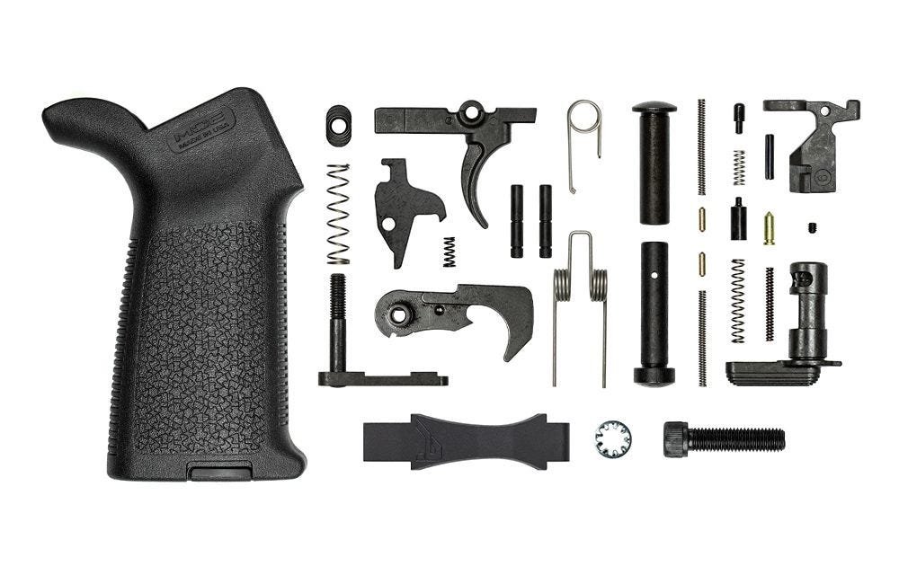 Aero precision AR15 MOE Lower Parts Kit - Black