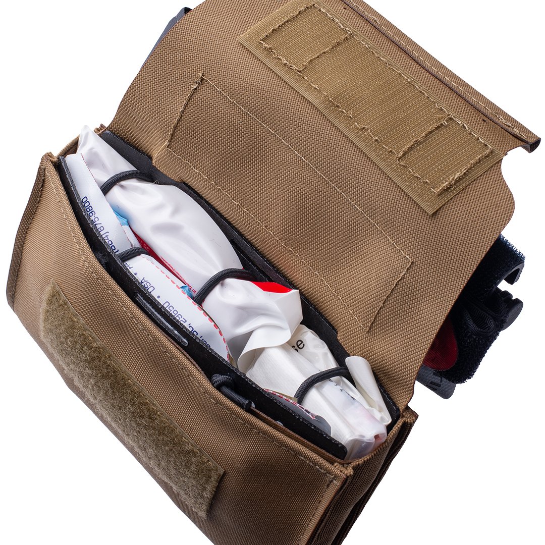 Blue alpha Medical Pouch Top/Bottom Pull - 3