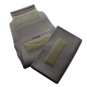 Blue alpha Medical Pouch Top/Bottom Pull