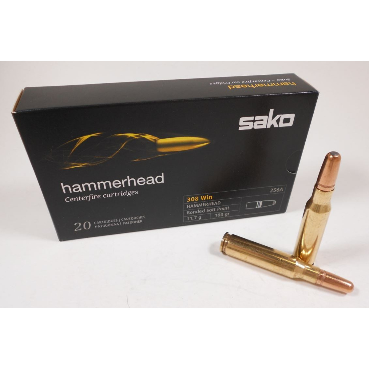 Sako Hammerhead .308w SP 256A 180gr - 2