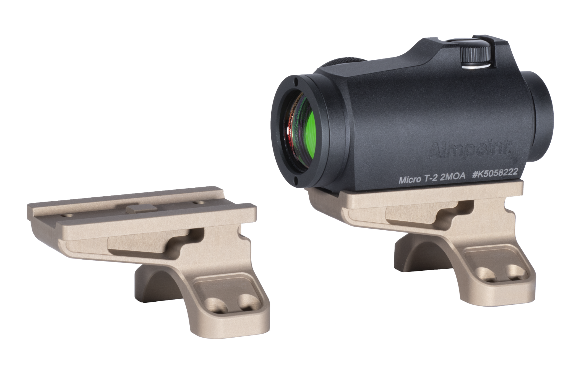 Badger ordnance CONDITION ONE 12 O'CLOCK TOP OPTICAL PLATE-AIMPOINT MICRO 34mm