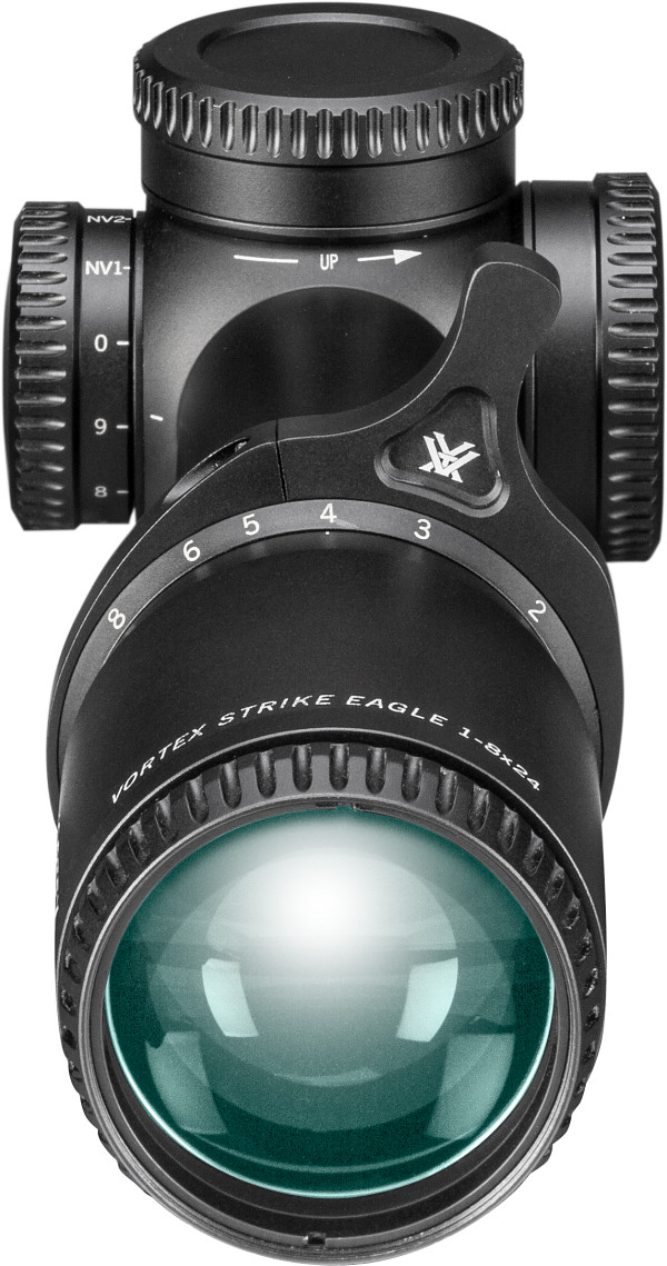 Vortex Strike Eagle 1-8x24 FFP riktm Ebr-8 (Moa) belyst - 5