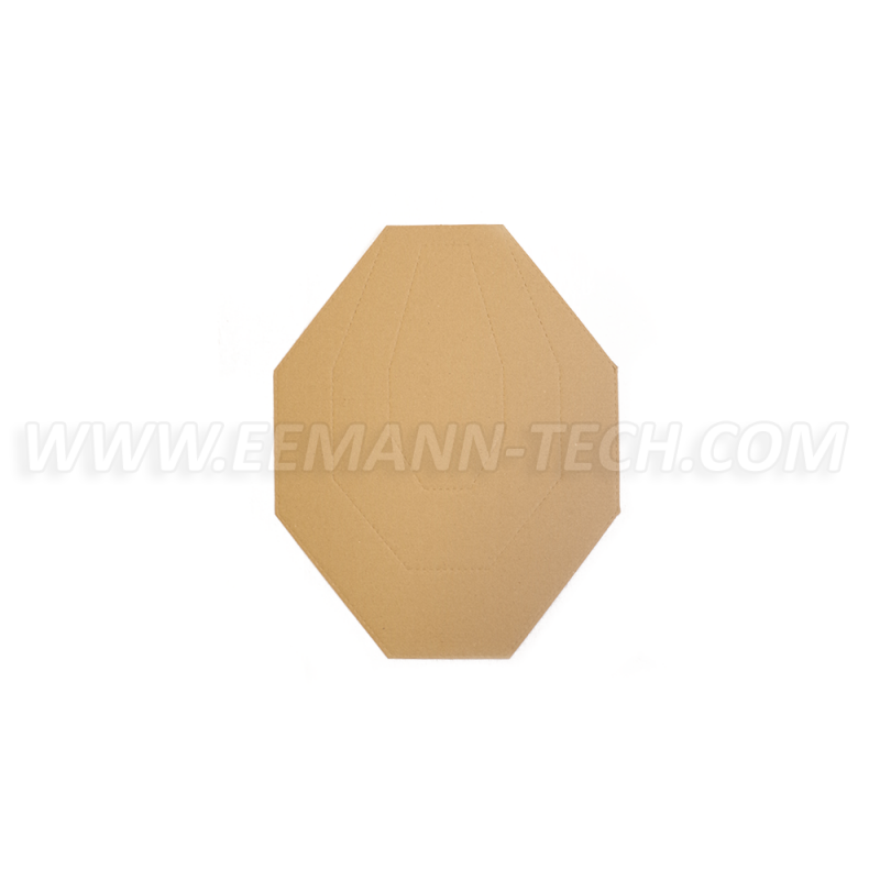 Eeman tech Cardboard IPSC MINI Target TAN/WHITE - 100 pcs./pack - 3