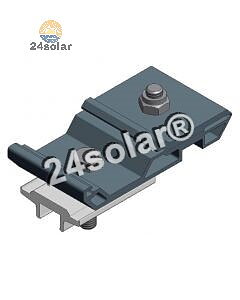 Alu clamp cross rail Side++ insert, black (Van der Valk)