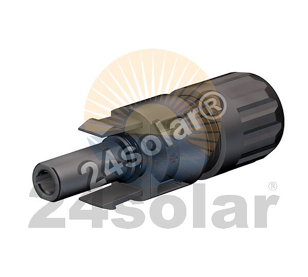 solcellekabel MC4 hunstik (plus)