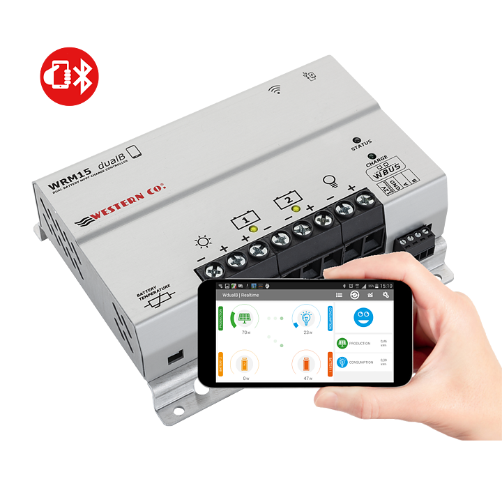Lataussäädin WRM15 DUALB