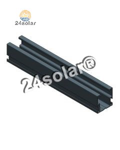Skena Alu Side ++, L=4167 MM, svart (Van der Valk)