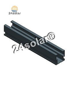 Alu Side++ profiel L=4167 mm - zwart (Van der Valk)