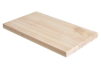 Hyllplan, 30 cm djup, furu, massivt, välj längd och färg