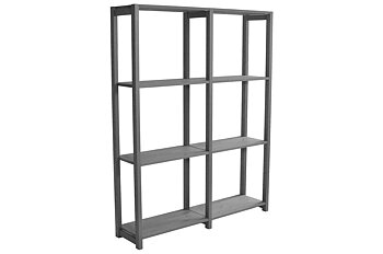 Bokhylla i trä, 120 x 30 x 178 cm, välj färg - SCALA CLASSIC