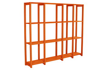 Rumsavdelare, 180 x 30 x 158 cm, 4 sektioner, välj färg - SCALA CLASSIC
